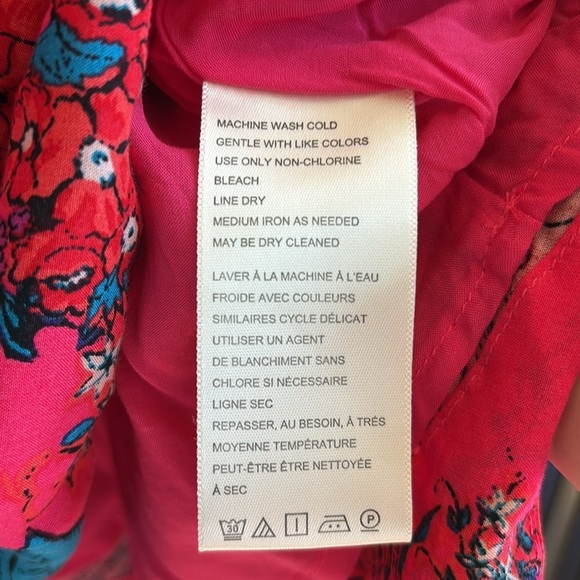 EUC Free People Yara Dress Rose Combo Generous XS Retail $138.00 - Picture 10 of 13